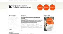 Desktop Screenshot of leistungsschutzrecht.info